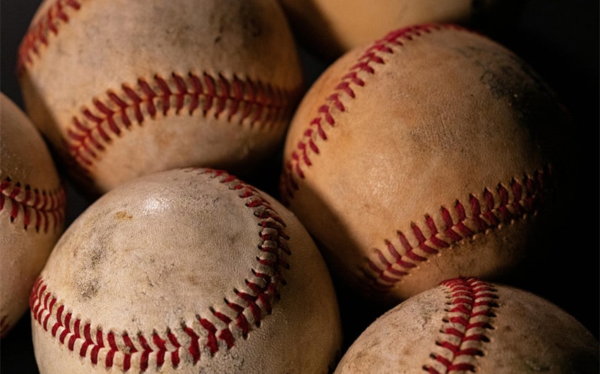 used baseballs