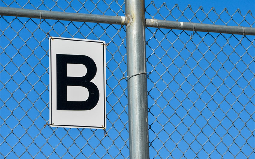 B