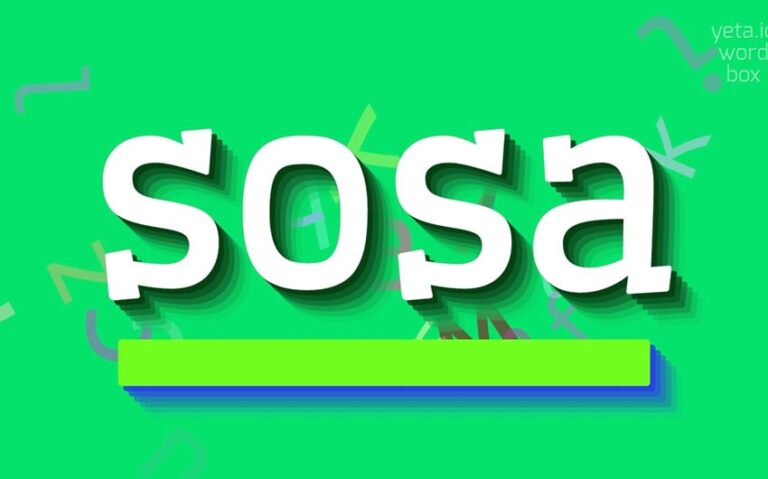 sosa name meaning